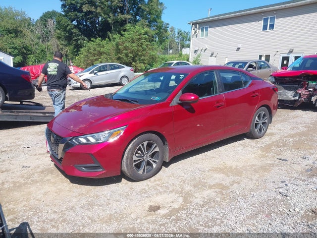 2021 Nissan Sentra Sv Xtronic Cvt მანქანა იყიდება აუქციონზე, vin: 3N1AB8CV8MY246183, აუქციონის ნომერი: 45936038