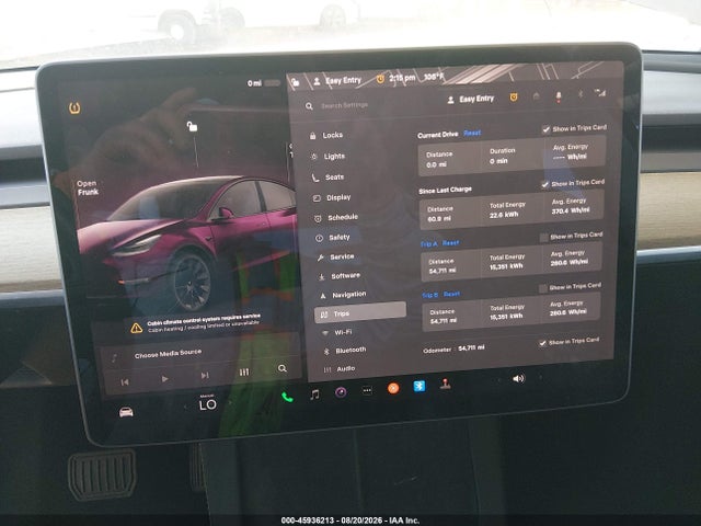 Продаж на аукціоні авто 2022 Tesla Model Y Long Range Dual Motor All-wheel Drive, vin: 7SAYGDEE7NF412986, номер лоту: 45936213