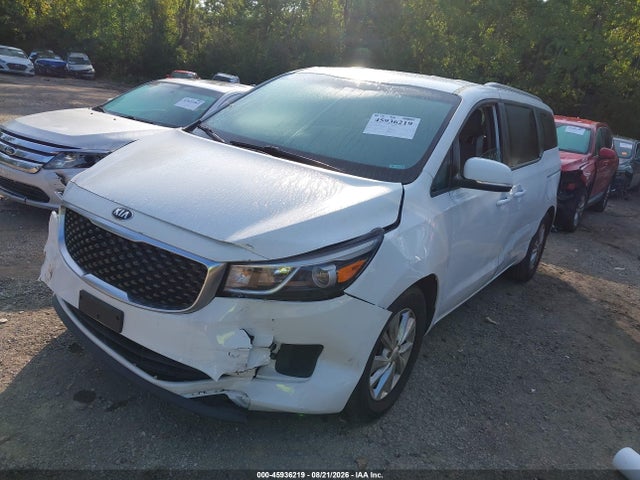 2016 Kia Sedona Lx მანქანა იყიდება აუქციონზე, vin: KNDMB5C12G6203492, აუქციონის ნომერი: 45936219