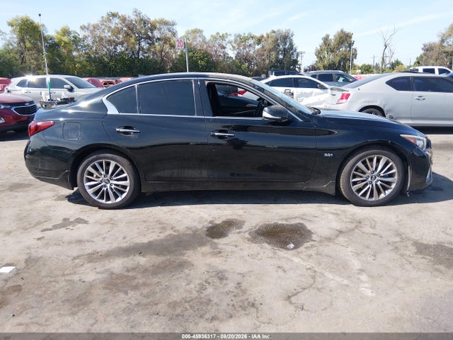 Aukcja sprzedaży 2018 Infiniti Q50 3.0t Luxe, vin: JN1EV7AP0JM590662, numer aukcji: 45936317