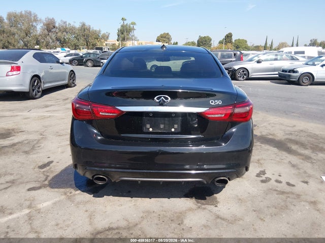 Aukcja sprzedaży 2018 Infiniti Q50 3.0t Luxe, vin: JN1EV7AP0JM590662, numer aukcji: 45936317