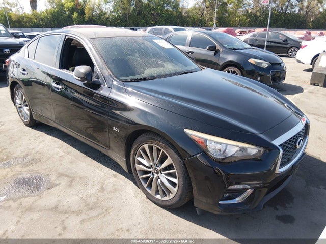 Aukcja sprzedaży 2018 Infiniti Q50 3.0t Luxe, vin: JN1EV7AP0JM590662, numer aukcji: 45936317