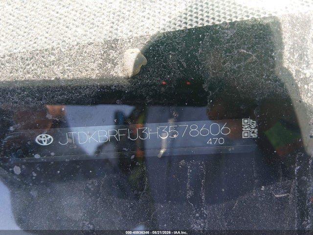 Toyota Prius One 2017 JTDKBRFU3H3578606 Image 9