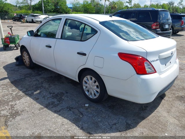 Продаж на аукціоні авто 2019 Nissan Versa 1.6 S, vin: 3N1CN7AP1KL825279, номер лоту: 45936377