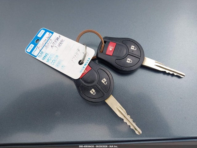 2013 Nissan Juke S მანქანა იყიდება აუქციონზე, vin: JN8AF5MV6DT208821, აუქციონის ნომერი: 45936430