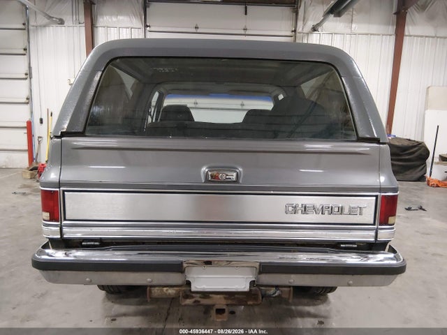 1987 Chevrolet Blazer V10 მანქანა იყიდება აუქციონზე, vin: 1GNEV18K4HF113386, აუქციონის ნომერი: 45936447