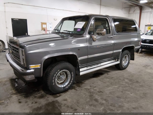 1987 Chevrolet Blazer V10 მანქანა იყიდება აუქციონზე, vin: 1GNEV18K4HF113386, აუქციონის ნომერი: 45936447