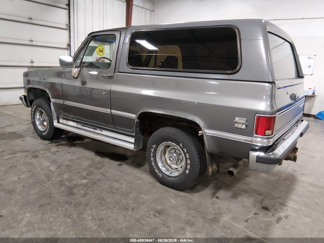 1987 Chevrolet Blazer V10 მანქანა იყიდება აუქციონზე, vin: 1GNEV18K4HF113386, აუქციონის ნომერი: 45936447