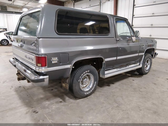 1987 Chevrolet Blazer V10 მანქანა იყიდება აუქციონზე, vin: 1GNEV18K4HF113386, აუქციონის ნომერი: 45936447