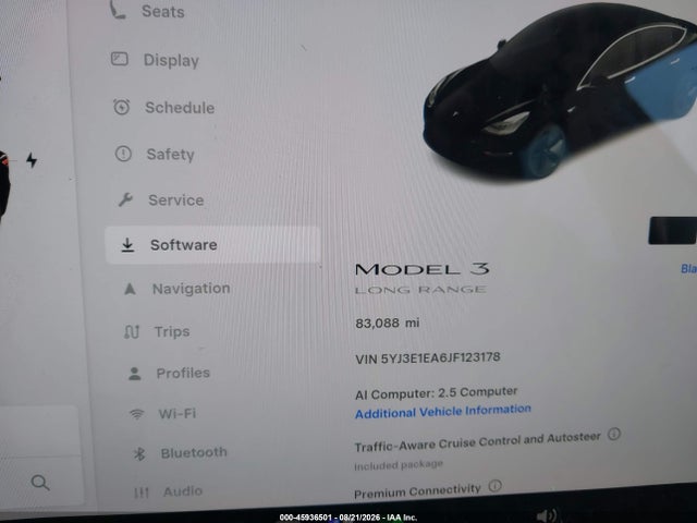 Tesla Model 3 Long Range/mid Range 2018 5YJ3E1EA6JF123178 Image 7
