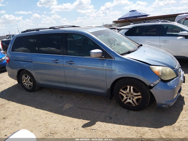 2005 Honda Odyssey Ex-l მანქანა იყიდება აუქციონზე, vin: 5FNRL387X5B085150, აუქციონის ნომერი: 45936525