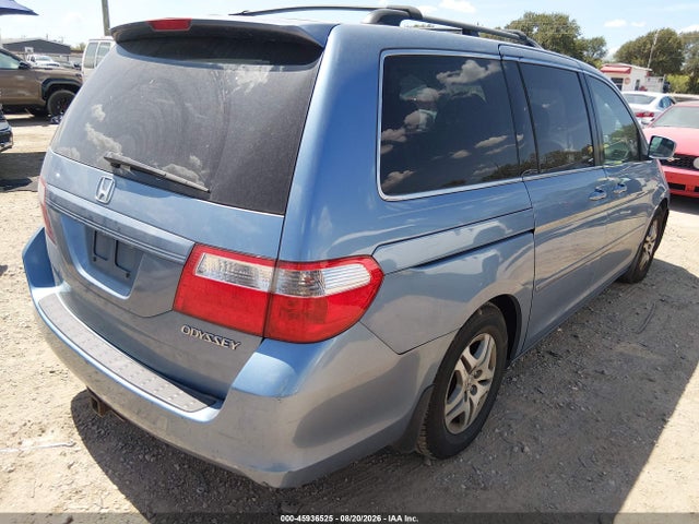2005 Honda Odyssey Ex-l მანქანა იყიდება აუქციონზე, vin: 5FNRL387X5B085150, აუქციონის ნომერი: 45936525