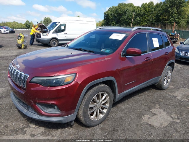 2019 Jeep Cherokee Latitude Plus Fwd მანქანა იყიდება აუქციონზე, vin: 1C4PJLLN8KD164323, აუქციონის ნომერი: 45936540