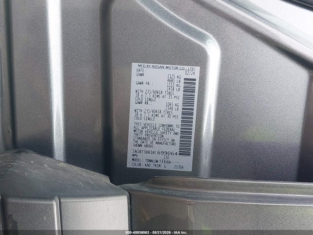 Nissan Rogue Sv Intelligent Awd 2024 5N1BT3BB1RC699064 Image 9