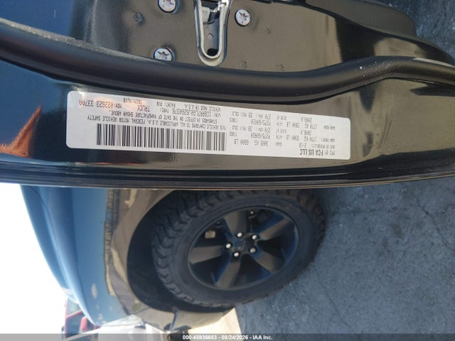 45936683 :رقم المزاد ، 1C6RR7LG0JS260376 vin ، 2018 Ram 1500 Big Horn  4x4 5'7 Box مزاد بيع