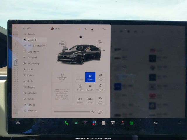 45936721 :رقم المزاد ، 5YJSA1E51PF531249 vin ، 2023 Tesla Model S Dual Motor All-wheel Drive/standard Range مزاد بيع