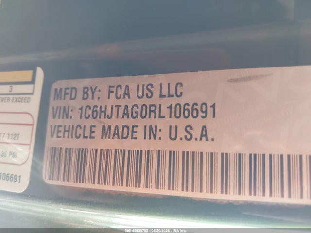 Jeep Gladiator Sport 2024 1C6HJTAG0RL106691 Image 9