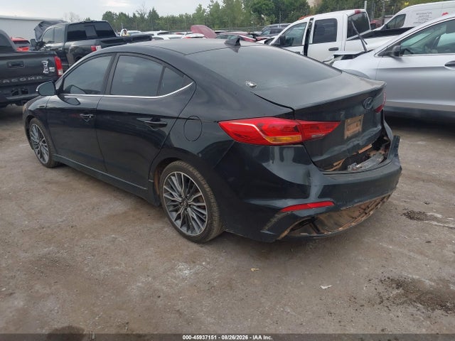 Продажа на аукционе авто 2018 Hyundai Elantra Sport, vin: KMHD04LB7JU469257, номер лота: 45937151