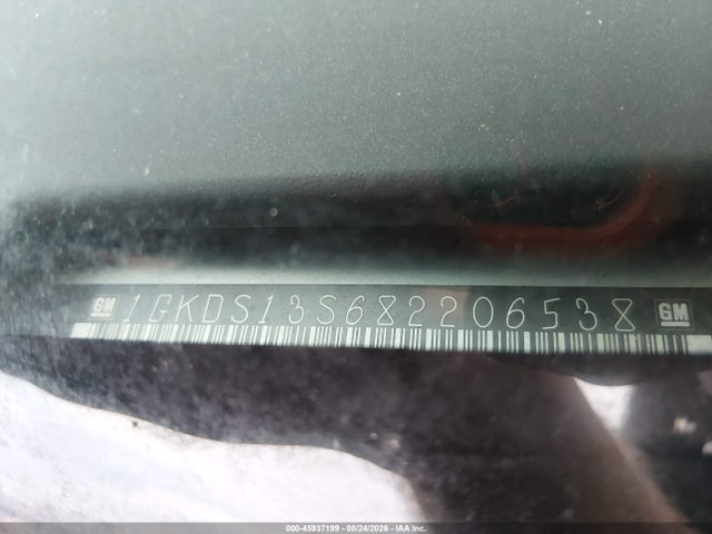 45937199 :رقم المزاد ، 1GKDS13S682206538 vin ، 2008 Gmc Envoy Slt مزاد بيع