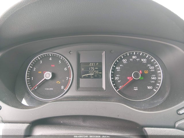 2013 Volkswagen Jetta 2.5l Se მანქანა იყიდება აუქციონზე, vin: 3VWDP7AJ6DM456047, აუქციონის ნომერი: 45937249