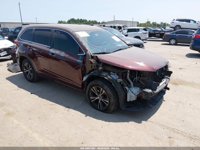 2017 Toyota Highlander Le მანქანა იყიდება აუქციონზე, vin: 5TDZZRFH5HS220810, აუქციონის ნომერი: 45937283