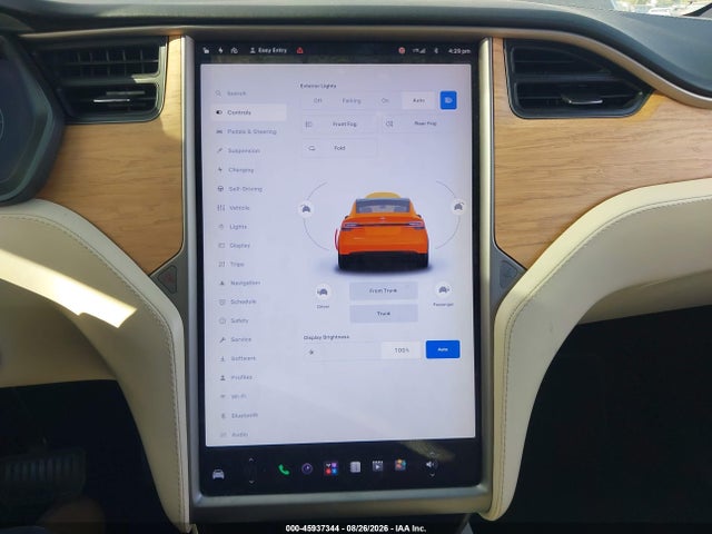 Aukcja sprzedaży 2019 Tesla Model X 100d/75d/long Range, vin: 5YJXCAE27KF213800, numer aukcji: 45937344