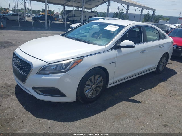 2016 Hyundai Sonata Hybrid Se მანქანა იყიდება აუქციონზე, vin: KMHE24L18GA041956, აუქციონის ნომერი: 45937347
