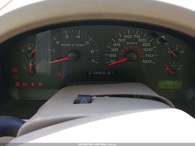 45937369 :رقم المزاد ، 1FTPX12596KC17844 vin ، 2006 Ford F-150 Lariat/xl/xlt مزاد بيع