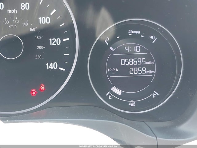 45937371 :رقم المزاد ، 3CZRU5H16NM724201 vin ، 2022 Honda Hr-v 2wd Sport مزاد بيع