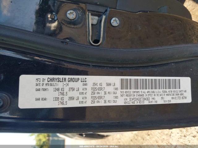 Продаж на аукціоні авто 2014 Dodge Journey Se, vin: 3C4PDDAG2ET204363, номер лоту: 45937470