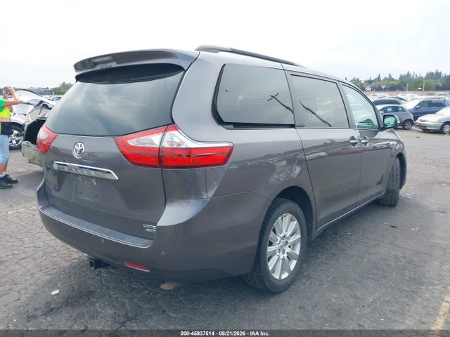 Продаж на аукціоні авто 2017 Toyota Sienna Limited 7 Passenger, vin: 5TDDZ3DC0HS152382, номер лоту: 45937514
