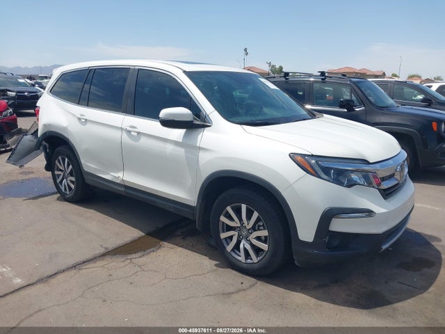 2019 Honda Pilot Ex-l მანქანა იყიდება აუქციონზე, vin: 5FNYF6H56KB048823, აუქციონის ნომერი: 45937611