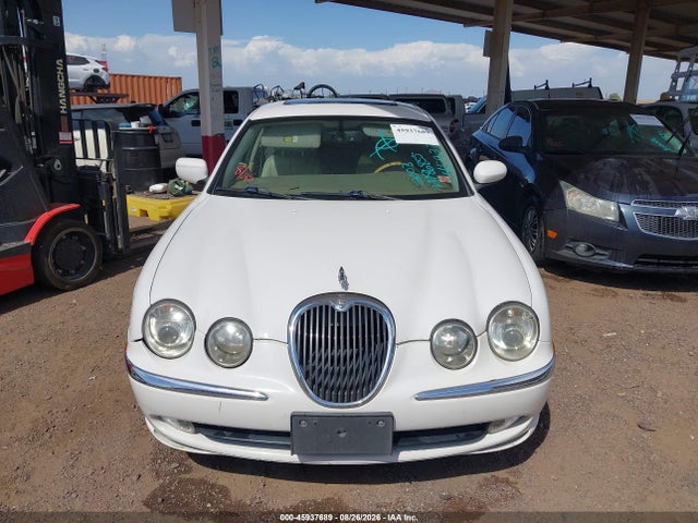 2003 Jaguar S-type 3.0l V6 მანქანა იყიდება აუქციონზე, vin: SAJEA01T93FM86855, აუქციონის ნომერი: 45937689