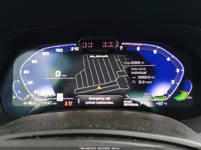 Aukcja sprzedaży 2021 Bmw Alpina Xb7, vin: 5UXCX6C17M9H25579, numer aukcji: 45937818