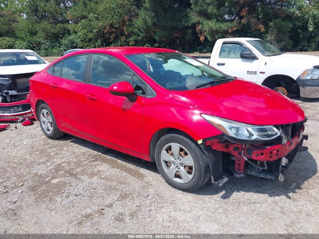 2018 Chevrolet Cruze Ls Auto მანქანა იყიდება აუქციონზე, vin: 1G1BC5SM1J7177218, აუქციონის ნომერი: 45937918