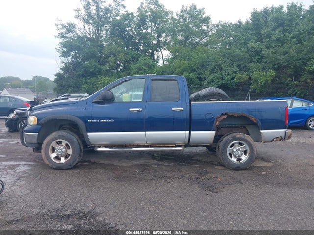 2003 Dodge Ram 2500 Slt/laramie/st მანქანა იყიდება აუქციონზე, vin: 3D7KU28D73G740005, აუქციონის ნომერი: 45937996