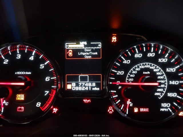 Aukcja sprzedaży 2020 Subaru Wrx, vin: JF1VA1A63L9814774, numer aukcji: 45938103