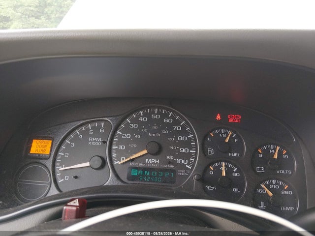 Aukcja sprzedaży 2002 Chevrolet Tahoe Lt, vin: 1GNEK13ZX2J342561, numer aukcji: 45938115