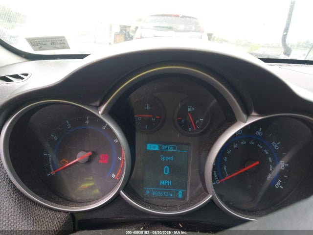 45938192 :رقم المزاد ، 1G1PC5SB5D7293109 vin ، 2013 Chevrolet Cruze 1lt Auto مزاد بيع