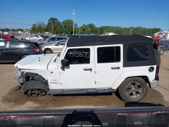 2017 Jeep Wrangler Unlimited Sahara 4x4 მანქანა იყიდება აუქციონზე, vin: 1C4HJWEG6HL559281, აუქციონის ნომერი: 45938275