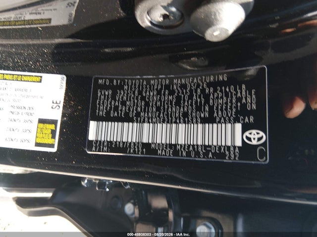 Aukcja sprzedaży 2026 Toyota Corolla Le, vin: 5YFB4MDE2TP461589, numer aukcji: 45938303