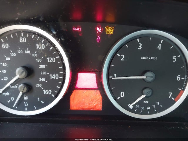 45938401 :رقم المزاد ، WBANA73525B816140 vin ، 2005 Bmw 530i مزاد بيع