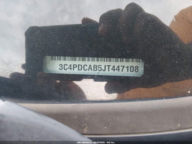 45938419 :رقم المزاد ، 3C4PDCAB5JT447108 vin ، 2018 Dodge Journey Se مزاد بيع