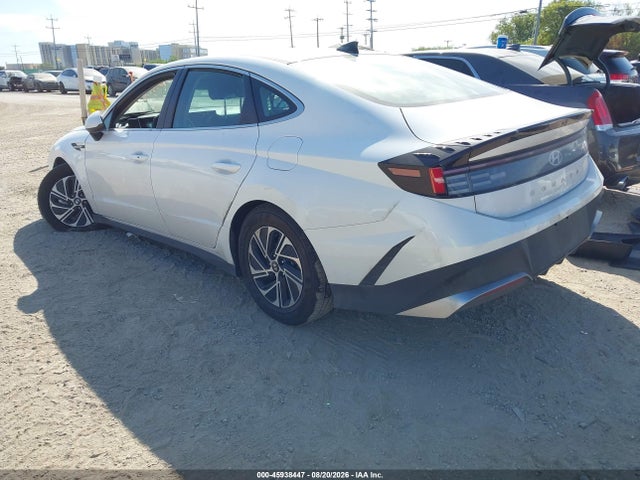 KMHL24JJ9TA148034 Hyundai Sonata Hybrid Blue