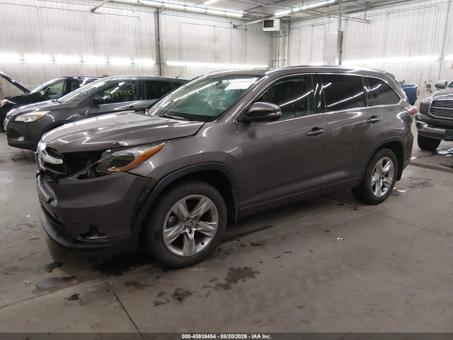45938454 :رقم المزاد ، 5TDDKRFH7GS336359 vin ، 2016 Toyota Highlander Limited V6 مزاد بيع