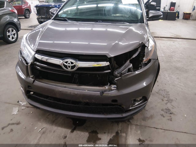 45938454 :رقم المزاد ، 5TDDKRFH7GS336359 vin ، 2016 Toyota Highlander Limited V6 مزاد بيع