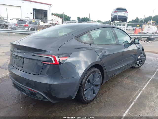 2025 Tesla Model 3 Long Range Rear-wheel Drive/standard Rear-wheel Drive მანქანა იყიდება აუქციონზე, vin: 5YJ3E1EA4SF967978, აუქციონის ნომერი: 45938536