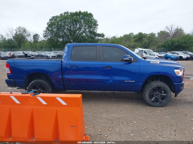 45938592 :رقم المزاد ، 1C6SRFFT5KN827248 vin ، 2019 Ram 1500 Big Horn/lone Star  4x4 5'7 Box مزاد بيع