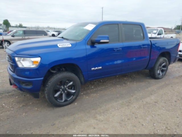 45938592 :رقم المزاد ، 1C6SRFFT5KN827248 vin ، 2019 Ram 1500 Big Horn/lone Star  4x4 5'7 Box مزاد بيع