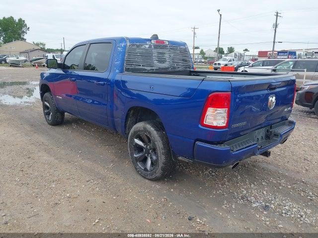 45938592 :رقم المزاد ، 1C6SRFFT5KN827248 vin ، 2019 Ram 1500 Big Horn/lone Star  4x4 5'7 Box مزاد بيع